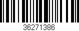 Código de barras (EAN, GTIN, SKU, ISBN): '36271386'