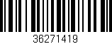 Código de barras (EAN, GTIN, SKU, ISBN): '36271419'