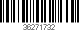 Código de barras (EAN, GTIN, SKU, ISBN): '36271732'