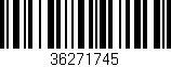 Código de barras (EAN, GTIN, SKU, ISBN): '36271745'