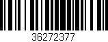 Código de barras (EAN, GTIN, SKU, ISBN): '36272377'