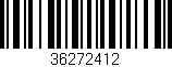 Código de barras (EAN, GTIN, SKU, ISBN): '36272412'