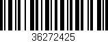 Código de barras (EAN, GTIN, SKU, ISBN): '36272425'