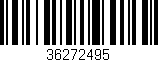 Código de barras (EAN, GTIN, SKU, ISBN): '36272495'