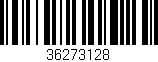 Código de barras (EAN, GTIN, SKU, ISBN): '36273128'