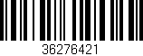 Código de barras (EAN, GTIN, SKU, ISBN): '36276421'