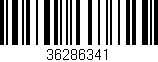 Código de barras (EAN, GTIN, SKU, ISBN): '36286341'