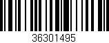 Código de barras (EAN, GTIN, SKU, ISBN): '36301495'