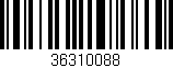 Código de barras (EAN, GTIN, SKU, ISBN): '36310088'
