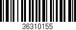 Código de barras (EAN, GTIN, SKU, ISBN): '36310155'