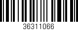 Código de barras (EAN, GTIN, SKU, ISBN): '36311066'
