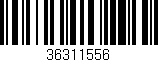 Código de barras (EAN, GTIN, SKU, ISBN): '36311556'