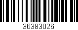 Código de barras (EAN, GTIN, SKU, ISBN): '36383026'