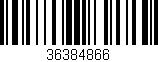 Código de barras (EAN, GTIN, SKU, ISBN): '36384866'
