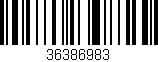 Código de barras (EAN, GTIN, SKU, ISBN): '36386983'
