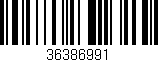 Código de barras (EAN, GTIN, SKU, ISBN): '36386991'