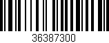 Código de barras (EAN, GTIN, SKU, ISBN): '36387300'