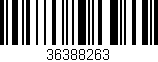 Código de barras (EAN, GTIN, SKU, ISBN): '36388263'