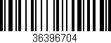 Código de barras (EAN, GTIN, SKU, ISBN): '36396704'
