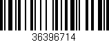 Código de barras (EAN, GTIN, SKU, ISBN): '36396714'