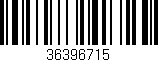 Código de barras (EAN, GTIN, SKU, ISBN): '36396715'