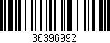 Código de barras (EAN, GTIN, SKU, ISBN): '36396992'