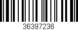 Código de barras (EAN, GTIN, SKU, ISBN): '36397236'