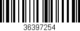 Código de barras (EAN, GTIN, SKU, ISBN): '36397254'