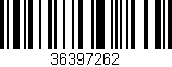 Código de barras (EAN, GTIN, SKU, ISBN): '36397262'