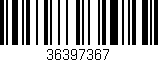 Código de barras (EAN, GTIN, SKU, ISBN): '36397367'