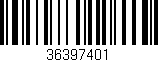 Código de barras (EAN, GTIN, SKU, ISBN): '36397401'