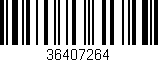 Código de barras (EAN, GTIN, SKU, ISBN): '36407264'