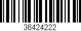 Código de barras (EAN, GTIN, SKU, ISBN): '36424222'