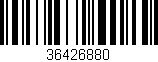 Código de barras (EAN, GTIN, SKU, ISBN): '36426880'