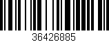 Código de barras (EAN, GTIN, SKU, ISBN): '36426885'