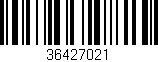 Código de barras (EAN, GTIN, SKU, ISBN): '36427021'