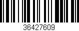 Código de barras (EAN, GTIN, SKU, ISBN): '36427609'