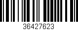 Código de barras (EAN, GTIN, SKU, ISBN): '36427623'
