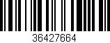 Código de barras (EAN, GTIN, SKU, ISBN): '36427664'