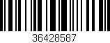 Código de barras (EAN, GTIN, SKU, ISBN): '36428587'