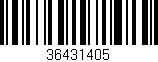 Código de barras (EAN, GTIN, SKU, ISBN): '36431405'