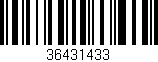 Código de barras (EAN, GTIN, SKU, ISBN): '36431433'