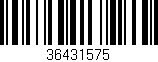 Código de barras (EAN, GTIN, SKU, ISBN): '36431575'
