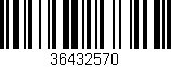 Código de barras (EAN, GTIN, SKU, ISBN): '36432570'