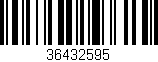 Código de barras (EAN, GTIN, SKU, ISBN): '36432595'
