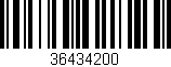 Código de barras (EAN, GTIN, SKU, ISBN): '36434200'
