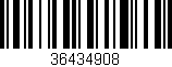 Código de barras (EAN, GTIN, SKU, ISBN): '36434908'