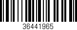 Código de barras (EAN, GTIN, SKU, ISBN): '36441965'