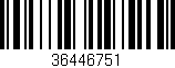 Código de barras (EAN, GTIN, SKU, ISBN): '36446751'