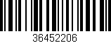 Código de barras (EAN, GTIN, SKU, ISBN): '36452206'